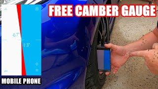 Check your camber with a phone app / super precise + bonus track footage