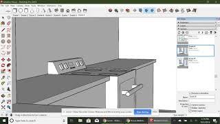 SketchUp walkthrough animation using Scenes