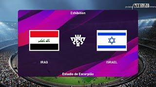مباراة منتخب العراق ضد اسرائيل | تالق مهند علي | تعليق رؤوف خليف | PES 2019