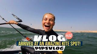 Arrived at an AMAZING kite spot! - 52 #PIPSVLOG