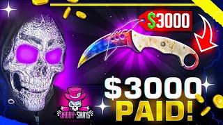 DADDYSKINS TALON KNIFE MARBLE FADE ?! l DADDYSKINS PROMO CODE l DADDYSKINS CASE OPENING l