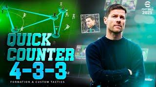 eFootball 2025 - Quick Counter - Formation & Custom Tactics | PC Gameplay