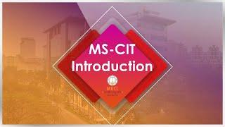 Welcome to MS-CIT - English | MKCL