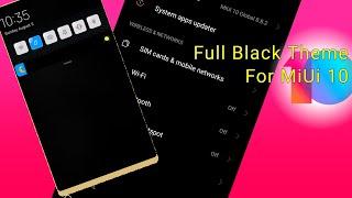 Best Dark Theme For MiUi 10 | Compatible Miui 10 | NH Soft