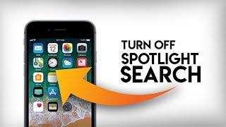 How to Turn Off Spotlight Search on iPhone