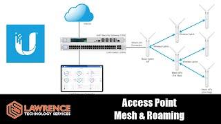 Ubiquiti UniFi Configuring Wireless Uplinks For Mesh Networking and Roaming Between Them.