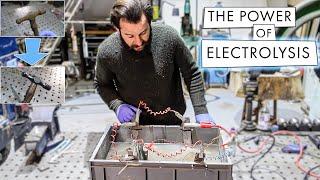 The Power of Electrolysis | How To Transform Rusty Tools!