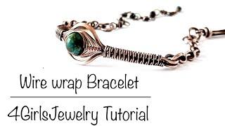 Jewelry Tutorial: Wire Wrap Bracelet