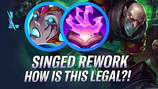 *NEW* SINGED REWORK! HOW IS THIS LEGAL RIOT GAMES?! | RiftGuides | WildRift