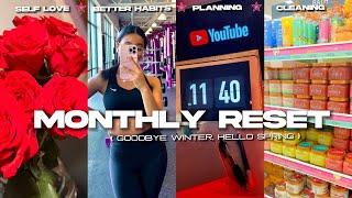 my monthly reset routine  | getting myself together | deep cleaning, goal setting, planning & more!