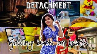 DetachmentlGetting back on Track️Reset Routine | Skincare|Gym|Journalling🩷Falguni Dutta