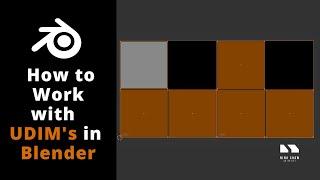 How to work with UDIMS in Blender