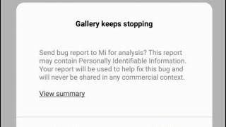 how to fix gallery keeps stopping xiaomi | redmi phone