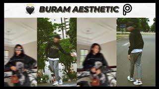 EDIT FOTO BURAM GERAK AESTHETIC || APLIKASI PICSART