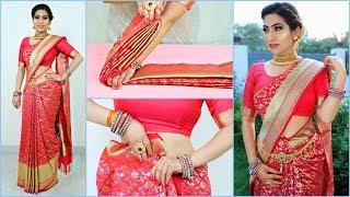 How to Wear SILK SAREE Perfectly - Hacks & Tricks | #Teenagers #Wedding #Fashion #Anaysa