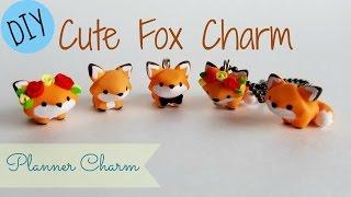 DIY Cute Fox Charm- Planner Charm