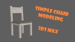 3ds Max Modeling Tutorial - Wooden Chair