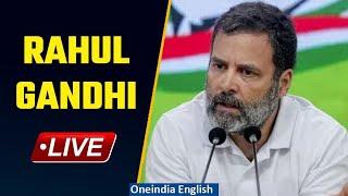 Rahul Gandhi Press Conference Live | Priyanka Gandhi | Mallikarjun Kharge | Oneindia News