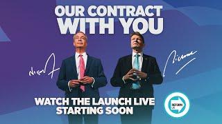 LIVE: Reform launches Our Contract with You from the Labour heartlands