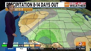 Storm chances are very slight today in the Phoenix metro