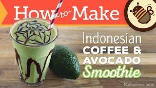 Indonesian Coffee Avocado Smoothie - Es Alpukat Recipe