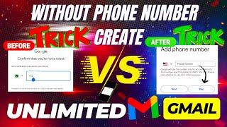 Without Phone Number Create Unlimited Gmails | Unlimited gmail account creator | google account