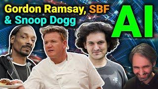  AI Gordon Ramsay, AI Snoop Dogg & AI Sam Bankman-Fried on The Athene AI Show (parody)