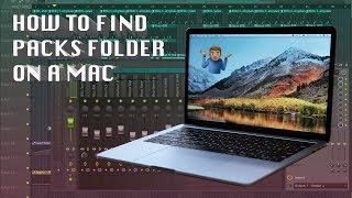 FL STUDIO 20 How to Find Packs Folder On A Mac To Install Soundpacks and Drumkits