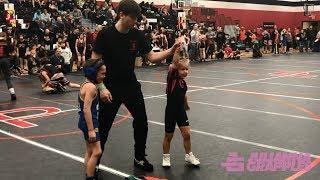 6 year old wrestling match - 1st place match Youth Wrestling