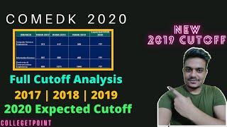 COMEDK 2020 Expected Cutoff | Recent 2019 Cutoff | Top Comedk College Cutoff Analysis