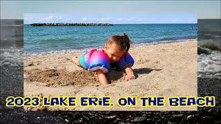 2023 On the beach. Lake Erie, Pennsylvania. Presque Isle Park. Part-1.