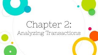 [Financial Accounting]: Chapter 2: Analyzing Transactions