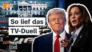 Harris vs. Trump: Die Analyse zum TV-Duell vor der US-Wahl | ZDFheute live