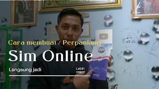 Cara Perpanjang Sim Secara Online