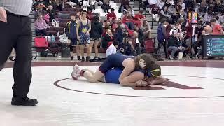 M#2 Part1 Andrew Comeau 145lbs vs B Lamar (Belfast High School)