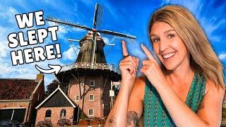 Sleeping in a Windmill in The Netherlands! (Friesland and Groningen)