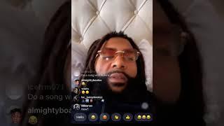 Money Man On Ig Live Talks about Cash flips