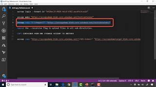 Azure Tutorial: Copying Files with AzCopy v10