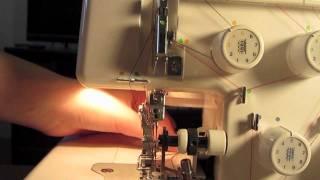 How to thread a Serger