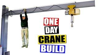 Making A Shop Crane in 8 minutes