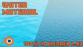 Easy Procedural Water Material - Blender 2.9 EEVEE