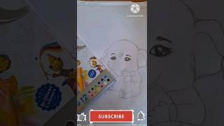 Cute ganesh ji  drawing #shorts #drawing #rk