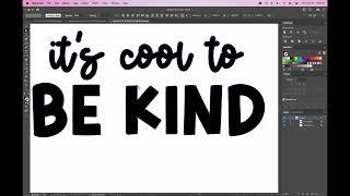 How To Make Simple Text SVG Files in Adobe Illustrator to Sell