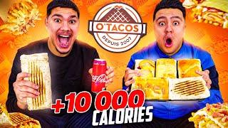 ON DÉVALISE TOUTE LA CARTE O'TACOS ! (+10 000 calories)