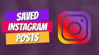 How to Find SAVED Posts On Instagram | Instagram SAVED Post