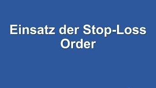 Colmex Programm- Einsatz der Stop-Loss Order