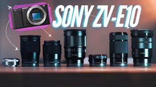 Best Sony ZV E10 YouTube Lenses for Beginners