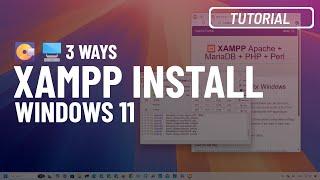 Install XAMPP on Windows 11, 10 in 2024 (3 methods)