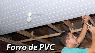 Forro de PVC Fácil Veja como colocar - Dicas do Fernando
