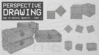 Perspective Drawing 9 -  Rotating Objects in Perspective (Part 1)